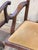 Early 20th Century Pair of Antique English Cherry Queen Anne Style Swivel Desk Chairs With Casters For Sale - Image 5 of 9