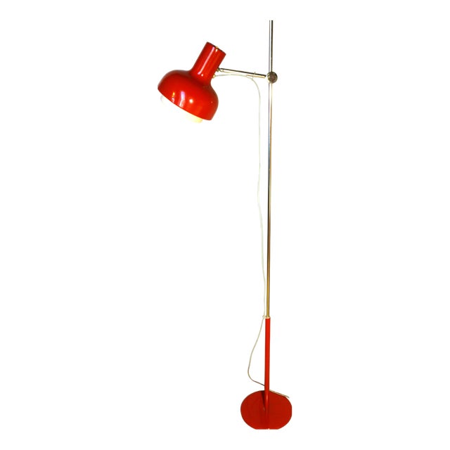 Floor Lamp by Josef Hurka for Napako, Former Czechoslovakia, 1960s For Sale