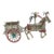 4-Oz. Vintage Italian Handmade Genuine Silver Traditional Sicilian Carriage Large Sculpture, 1970s Solid 800 Silver Folk Art Centerpiece For Sale