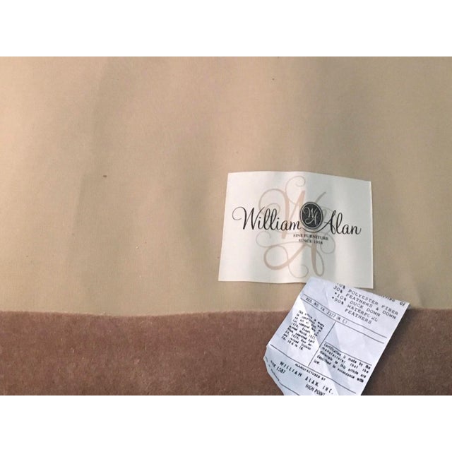 Pair of William Alan Custom Mohair Sofas Manufactured in HighPoint Nc For Sale - Image 10 of 12