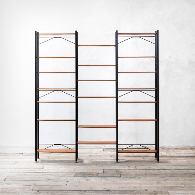 Three-Piece Bookcase by Campo & Graffi for Home, 1960s For Sale - Image 9 of 9