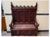 Brown Antique Neo-Gothic Bench, 1880 For Sale - Image 8 of 11