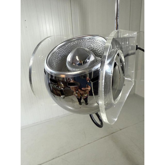 Hanging Lamp in the style of Gino Sarfatti, 1970s For Sale - Image 13 of 18