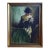 Oil Portrait of Woman in Green and Black, After John White Alexander For Sale