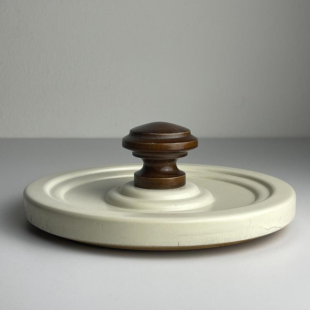 Brown Art Deco Style Wooden Hanger, Italy, 1960s For Sale - Image 8 of 13