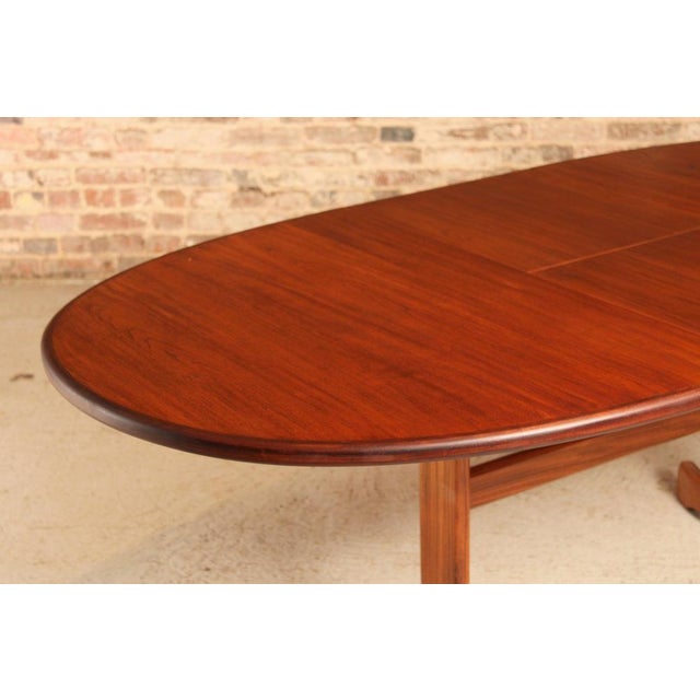 Brown Mid-Century Modern Fresco Extending Teak Dining Table from G-Plan, 1970s For Sale - Image 8 of 11