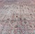 Early 20th Century Antique Persian Tabriz Rug With All-Over Geometric Design in Light Blue and Rose Red For Sale - Image 4 of 12