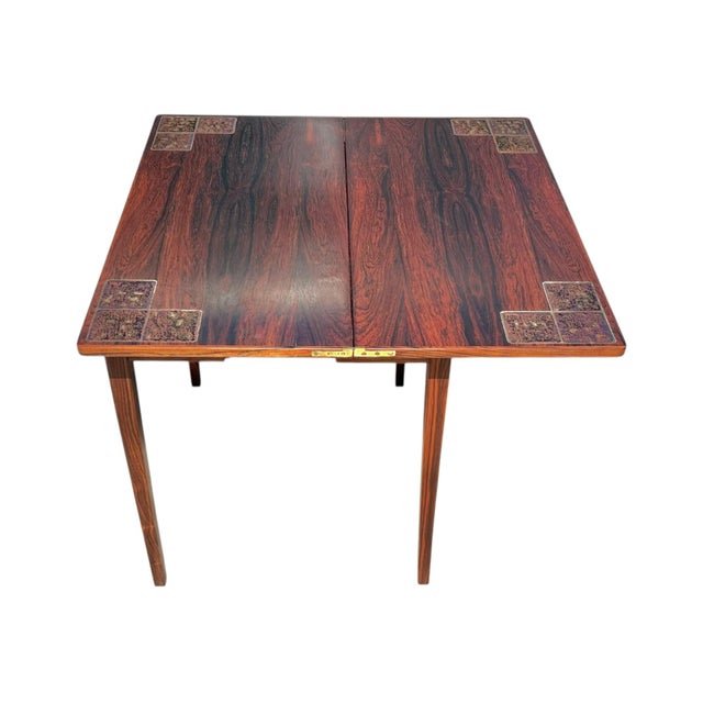 Svend Langkilde 1960's Svend Langkilde Attributed Folding Table For Sale - Image 4 of 9