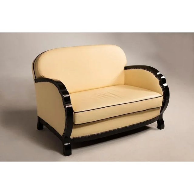 French Art Deco Sofa, 1940s For Sale - Image 3 of 14