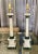 Pair Italian Column Neoclassic Alabaster Table Lamps For Sale - Image 9 of 11