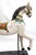 Wood Carousel Horse, Green, Blue, Yellow and Orange For Sale - Image 7 of 12