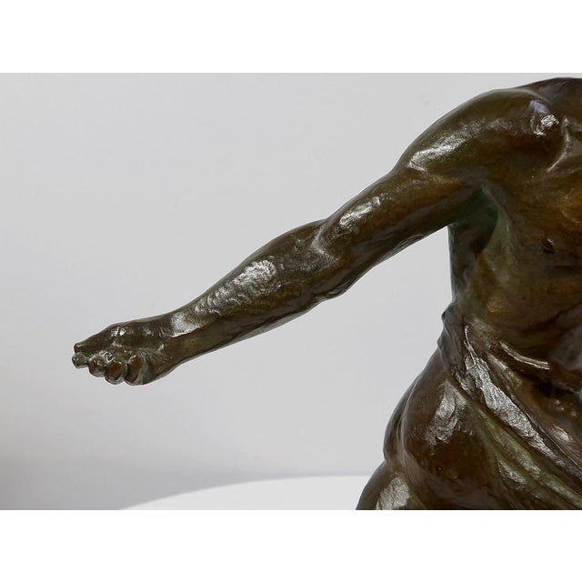 Black A. Kelety, Art Deco Sower, 1930, Bronze For Sale - Image 8 of 18