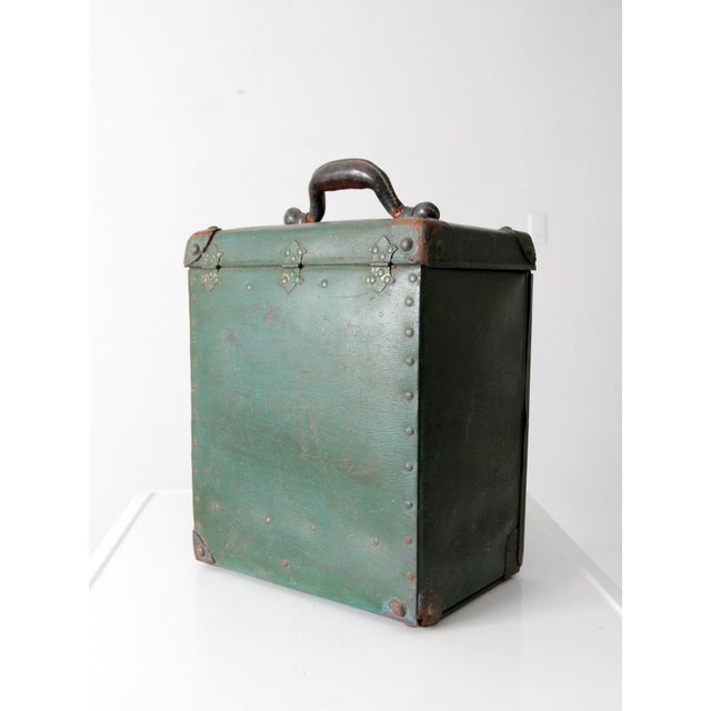 Antique Industriel Utility Tool Box For Sale - Image 6 of 13