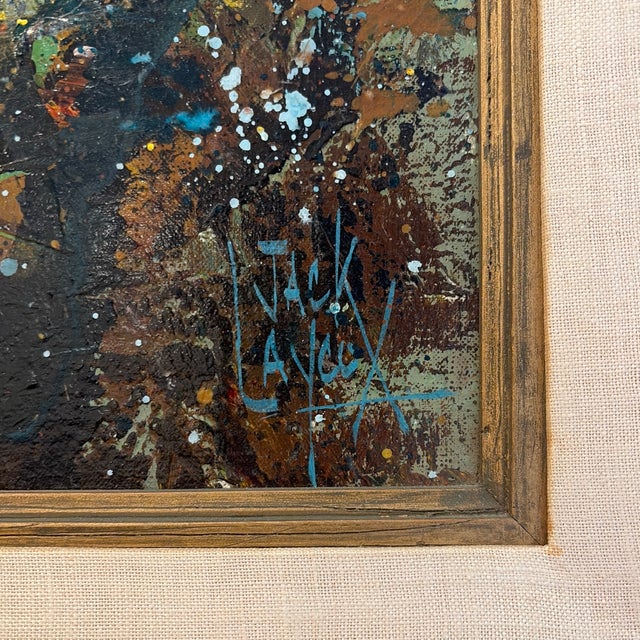 1969 “Bells at Santa Inés” California Oil Painting by Jack Laycox For Sale - Image 4 of 4