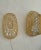 1950s Glass Wall Sconces, Vintage German, Midcentury Iridescent Golden Bubble - A Pair Ready to Hang For Sale - Image 5 of 9