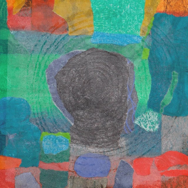 1980s 'View of Crete' by Douglas McClellan, 1988; Abstract Monotype, California Artist, Sfmoma, Lacma and Metropolitan Museum For Sale - Image 5 of 12