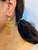 Vintage 21 Kt Yellow Gold 7.5 Gm Heart Dangling Earrings, 2.6 Inch Long For Sale In New York - Image 6 of 8
