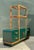 Vintage Wrapped Rattan Etagere and Laminate Credenza For Sale - Image 10 of 12