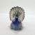Blue Antique Figural French Faience Pottery Peacocks Double Salt Cellar For Sale - Image 8 of 13