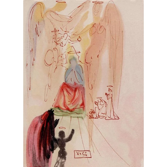 Salvador dali (1904-1989) il giardino di cristo (the garden of christ) plate 23 from "la divina commedia" (the divine...