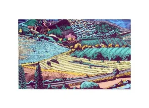 View Near Greve, Milton Glaser Screen Print