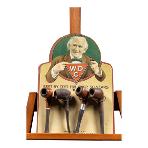 Vintage WDC Pipe Display Stand by Wm. Demuth & Co.