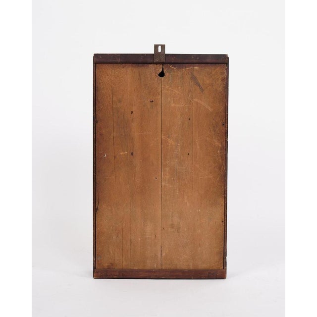 American Clock with Painted Glass Window For Sale - Image 9 of 10