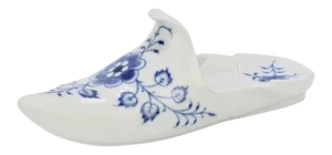 Vintage Meissen Porcelain Blue Onion Pattern Shoe or Slipper Paperweight