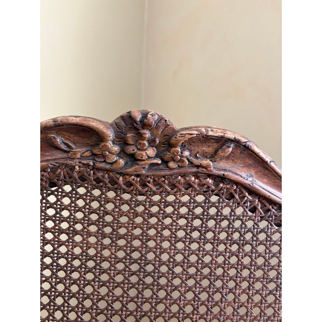 Pair of Original 18th Century Antique Regence Fauteuil Arm Chairs in Beechwood For Sale - Image 10 of 18