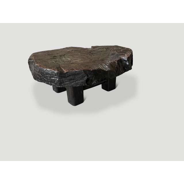 Andrianna Shamaris Century Old Teak Wood Coffee Table For Sale - Image 4 of 18
