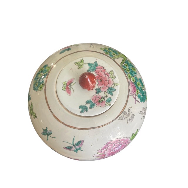 Chinese Antique Chinese Famille Rose ‘Wu Lun Tu’ Ginger Jar and Cover, Late 19th Century For Sale - Image 3 of 4