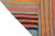 Mid 20th Century Mid 20th Century Small Colorful Striped Kilim Rug For Sale - Image 5 of 7