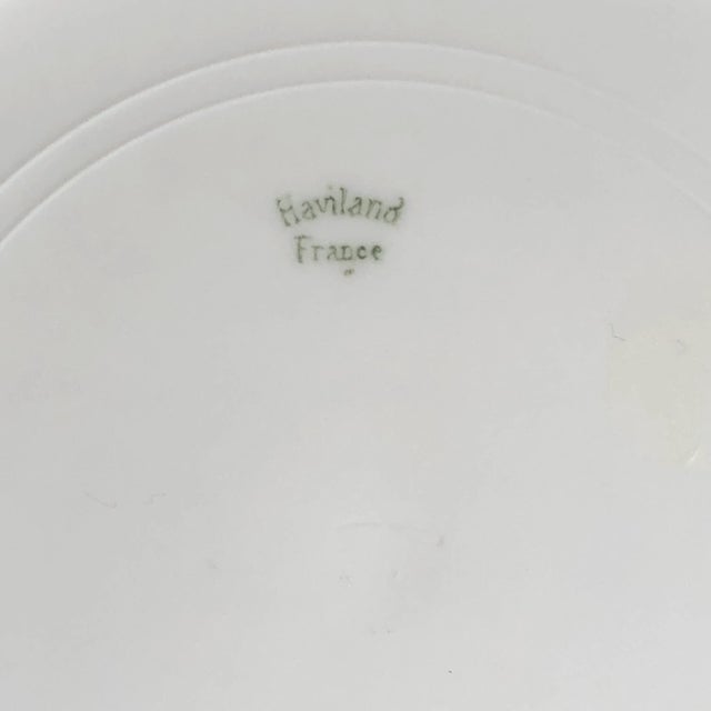 Antique French Limoges Decorative Porcelain Plate For Sale - Image 10 of 12