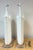 Late 20th Century 1986 Monumental Postmodern White Lacquered Plaster Lamps by Casual Lamps - a Pair For Sale - Image 5 of 15