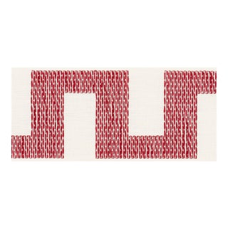 Schumacher Matrix Tape Trim in Red For Sale