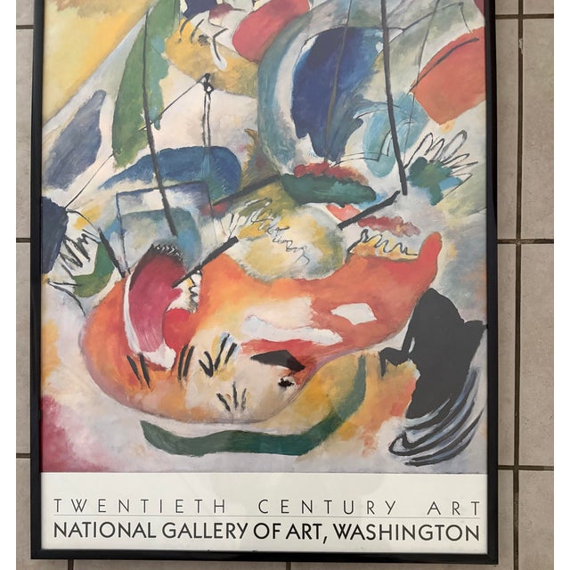 From the Russian painter Wassily Kandinsky is this wonderful abstract exhibition poster from the National Gallery of Art....