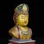 Vintage Shoushan Stone Guanyin Bust With Polychrome Details For Sale In Los Angeles - Image 6 of 10