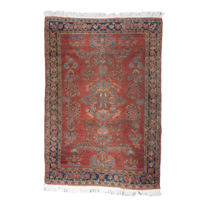 Antique Persian Mohajeran Sarouk Rug 3'3'' X 4'8''