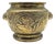 Antique Chinese Brass Censer With Phoenix Motif — Restored Cachepot Planter For Sale