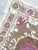 Suzani Tapestry - Red Tashkent Embroidery 4' X 4'4'' For Sale In New York - Image 6 of 9