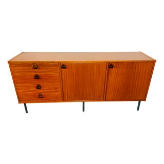 Italian Sideboard in Beech and Teak, 1960s For Sale