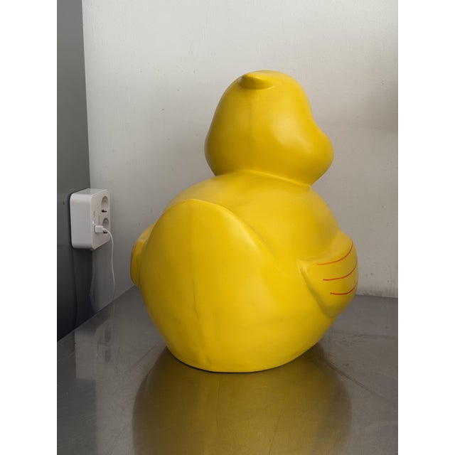 Yellow Pop Art Yellow Bath Duck Statue, 1990 For Sale - Image 8 of 10