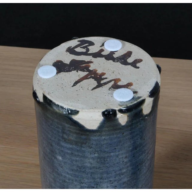 Vintage Vases in Parly Glazed Stoneware by Gunver Bilde Sørensen, 1960s, Set of 3 For Sale - Image 6 of 7