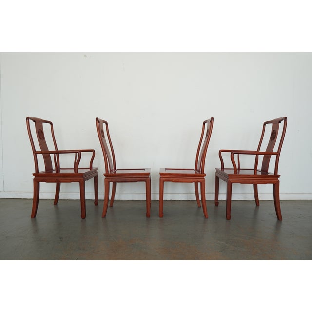 Vintage Chinese Chippendale Dining Chairs (Set of 8) For Sale - Image 11 of 18