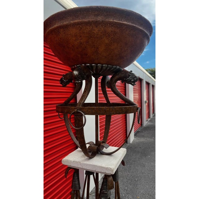 1990s Maitland-Smith Roman Style Floor Lamp For Sale In Boston - Image 6 of 11