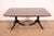 Wood Baker Furniture Georgian Banded Mahogany Double Pedestal Extension Dining Table, Circa 1980s For Sale - Image 7 of 13