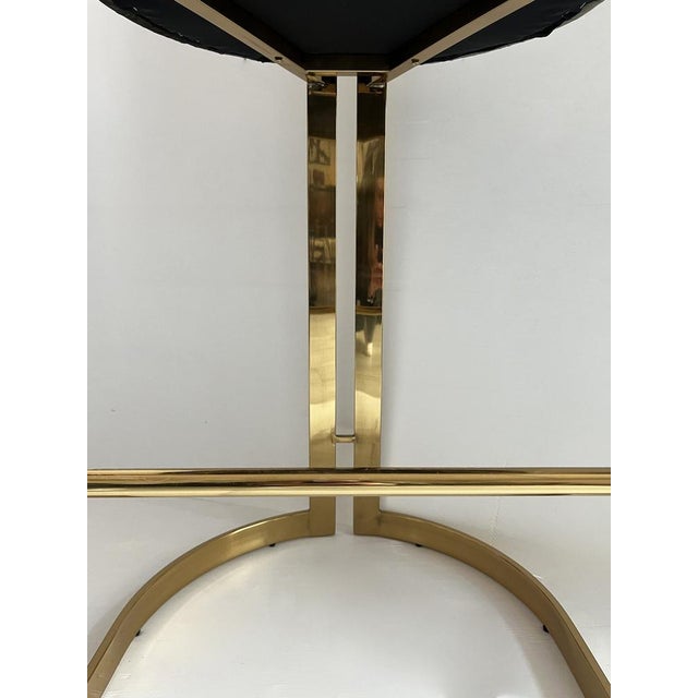 Vintage Stool with Backrest For Sale - Image 6 of 11