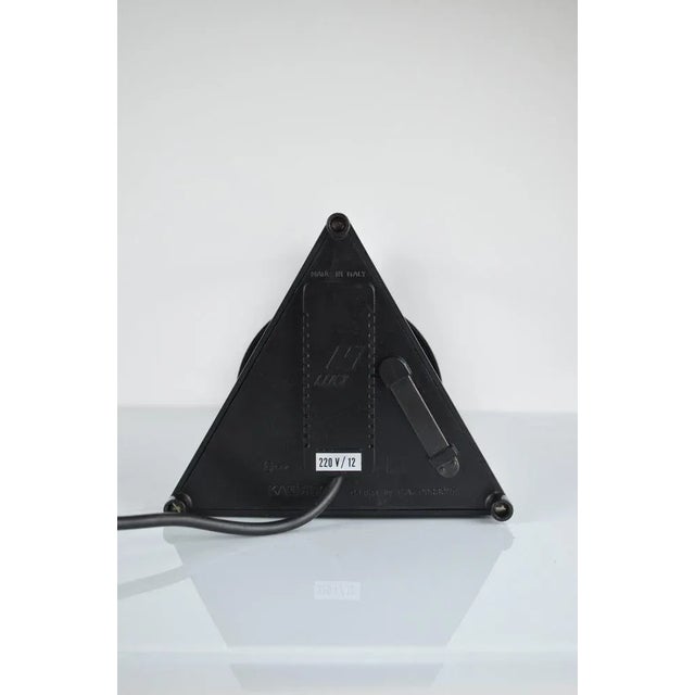 Black Kandido Table Lamp by Ferdinand Alexander Porsche for Luci, Italy, 1980s For Sale - Image 8 of 13