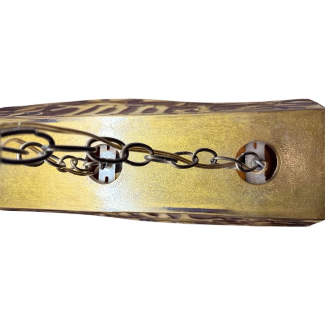 Vintage Resin/Plastic Pool Table Light For Sale - Image 4 of 12