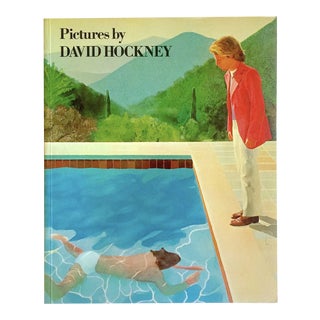" David Hockney Pictures " Vintage 1979 First Edition Lithograph Print Pop Art Book For Sale